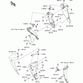 Схема вузла: Нижній обтічник для Kawasaki ZR750 Z750 ABS