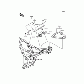 Схема узла: Сиденье для Kawasaki EX300 Ninja 300 ABS