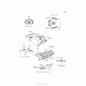 Схема вузла: Decals (Gray)(Jgf) для Kawasaki ZX1400 Ninja ZX-14R ABS SE