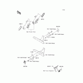 Схема вузла: Reflectors для Kawasaki VN1700 Vulcan 1700 Classic LT