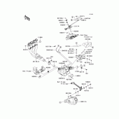 Схема узла: Выхлопная система (s) для Kawasaki ZX1000 Ninja ZX-10R ABS