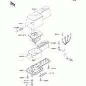 Схема вузла: Meter(s) для Kawasaki KL650 KLR650