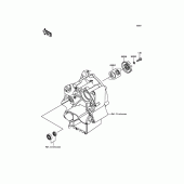 Схема вузла: Водяний насос Kawasaki VN900 Vulcan 900 Custom