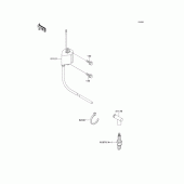 Схема узла: Катушка зажигания для Kawasaki KX125