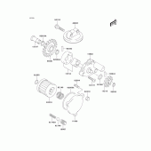 Схема вузла: Масляний насос для Kawasaki KLX400 KLX400SR