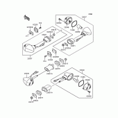 Схема узла: Поворотники для Kawasaki ZX1200 Ninja ZX-12R