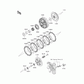 Схема вузла: Зчеплення для Kawasaki EX250 Ninja 250R