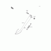 Схема вузла: Stand(s) для Kawasaki EN500 Vulcan 500 LTD