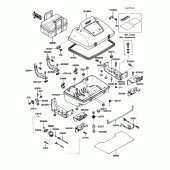 Схема вузла: Accessory(trunk)(1/2) для Kawasaki ZG1200 Voyager XII