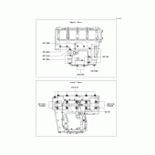 Схема узла: Болты картера двигателя для Kawasaki ZR750 Z750 ABS