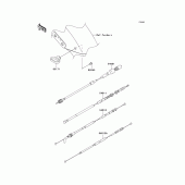 Схема узла: Тросики для Kawasaki BR125 Bajaj Wind