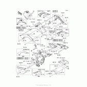 Схема узла: Side Covers/chain Cover для Kawasaki KLX140 KLX140L