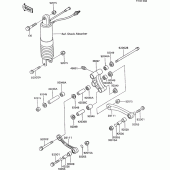 Схема узла: Подвеска для Kawasaki ZX600 GPX600R