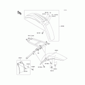 Схема вузла: Крило для Kawasaki KX125