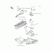 Схема узла: Fuel injection для Kawasaki ZX1400 Ninja ZX-14R