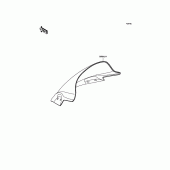 Схема вузла: Аксесуари(Вітрове скло) для Kawasaki EX300 Ninja 300