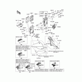 Схема вузла: Радіатор для Kawasaki KLX250 D-Tracker X