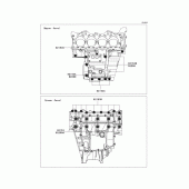 Схема узла: Болты картера двигателя для Kawasaki ZX600 Ninja ZX-6R