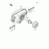 Схема узла: Фара для Kawasaki EX400 GPZ400S