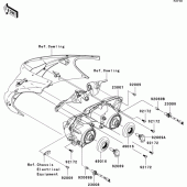 Схема вузла: Headlight(s) для Kawasaki ZX1000 Ninja ZX-10R