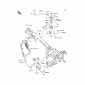Схема вузла: Охолодження для Kawasaki VN1700 Vulcan 1700 Voyager