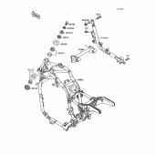 Схема узла: Рама для Kawasaki VN1500 VN-15