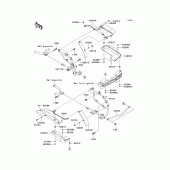 Схема узла: Saddlebags(side bag bracket) для Kawasaki VN1700 VN1700 Voyager ABS