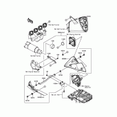 Схема узла: Аксессуары(Belly Pan) для Kawasaki ZR800 Z800 ABS