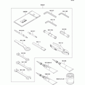 Схема вузла: Owner`s tools для Kawasaki ZX1000 Ninja ZX-10R