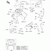 Схема узла: Cowling(zx750-p4) для Kawasaki ZX750 Ninja ZX-7R
