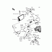 Схема вузла: Water Pipe для Kawasaki ZR1000 Z1000