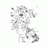 Схема вузла: Паливний бак для Kawasaki EN650 Vulcan S