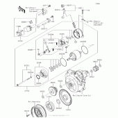 Схема вузла: Starter Motor для Kawasaki KLX140 KLX140G