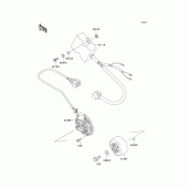 Схема вузла: Генератор для Kawasaki KX125