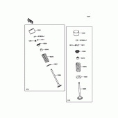 Схема вузла: Клапан для Kawasaki EX250 Ninja 250