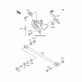 Схема узла: Лапка тормоза для Kawasaki ZX400 ZXR400R