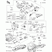 Схема узла: Электрооборудование для Kawasaki ZR800 Z800 ABS