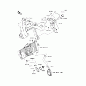 Схема вузла: Water pipe для Kawasaki ER650 ER-6N ABS