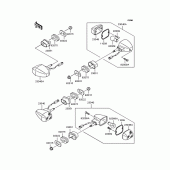 Схема вузла: Поворотники для Kawasaki ZR1200 ZRX1200R