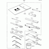 Схема вузла: Owner`s tools для Kawasaki ZX600 GPX600R