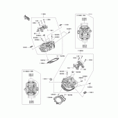 Схема узла: Головка цилиндра для Kawasaki VN1700 VN1700 Voyager ABS