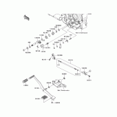 Схема вузла: Перемикач передач для Kawasaki VN1700 Vulcan 1700 Voyager