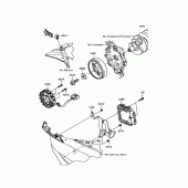 Схема вузла: Генератор для Kawasaki ZX636 Ninja ZX-6R ABS KRT Edition