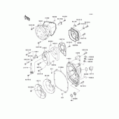Схема вузла: Engine cover(s) для Kawasaki ZX900 Ninja ZX-9R