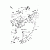 Схема вузла: Масляний насос & Масляний фільтр Kawasaki ZG1400 Concours 14