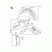 Схема вузла: Крило для Kawasaki KLX300R