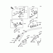 Схема вузла: Кермо для Kawasaki BN125 Eliminator