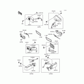 Схема узла: Поворотники для Kawasaki ZG1200 Voyager XII