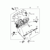 Схема вузла: Throttle(CN,US) для Kawasaki ZX636 Ninja ZX-6R ABS KRT Edition