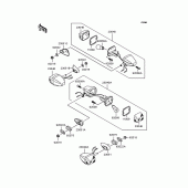 Схема узла: Поворотники для Kawasaki ZX900 GPZ900R